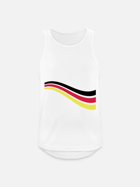 Germany Line Germany Team - Men's Breathable Tank Top - white