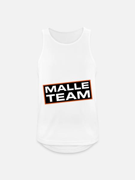 Malle Team - Men's Breathable Tank Top - white