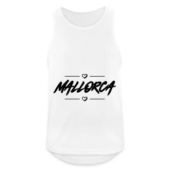 Majorca Heart - Men's Breathable Tank Top - white - Front - Nick (188cm)