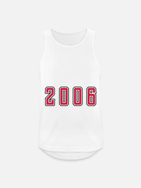 2006 year birthday - Men's Breathable Tank Top - white