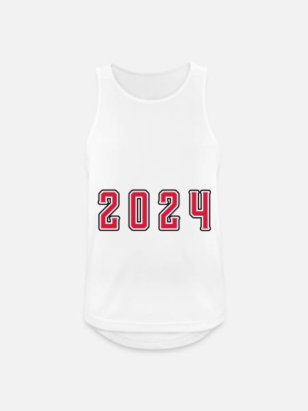 Anniversaire 2024 - Débardeur respirant Homme - blanc