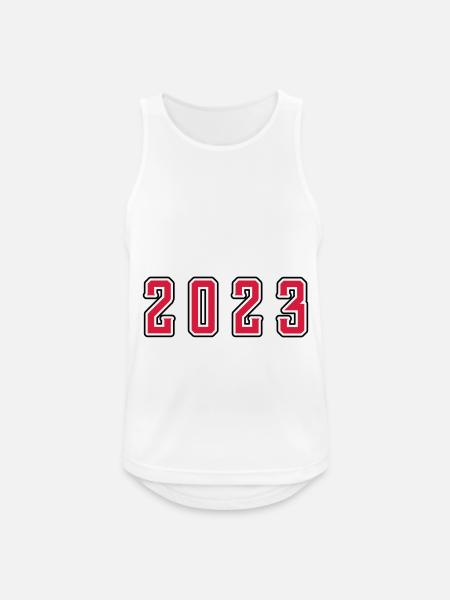 Anniversaire 2023 - Débardeur respirant Homme - blanc