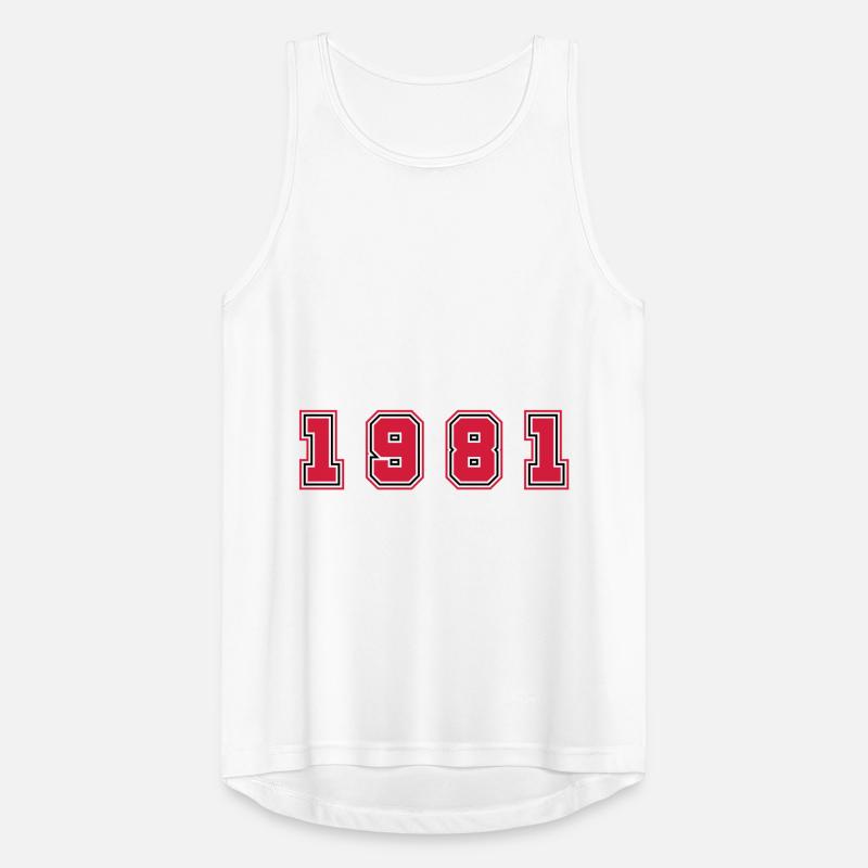 Numéro de l’année 1981 Débardeur respirant Homme