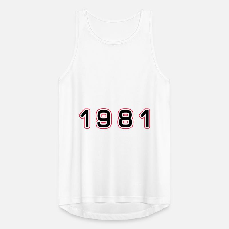 Numéro de l’année 1981 Débardeur respirant Homme