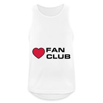 Fan Club - Men's Breathable Tank Top - white - Front - Nick (188cm)