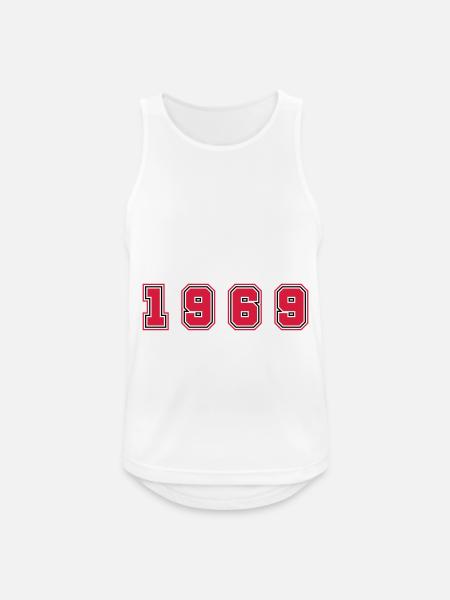 1969 Year Number - Men's Breathable Tank Top - white