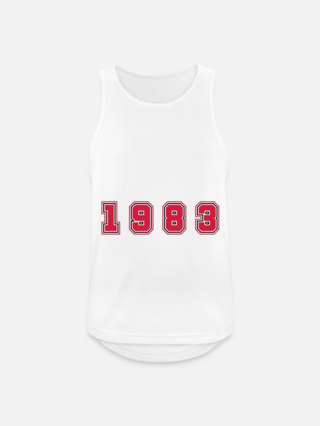 1983 Year Number - Men's Breathable Tank Top - white