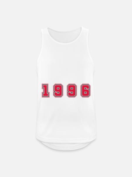 1996 Year Number - Men's Breathable Tank Top - white