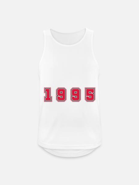 1995 Year Number - Men's Breathable Tank Top - white