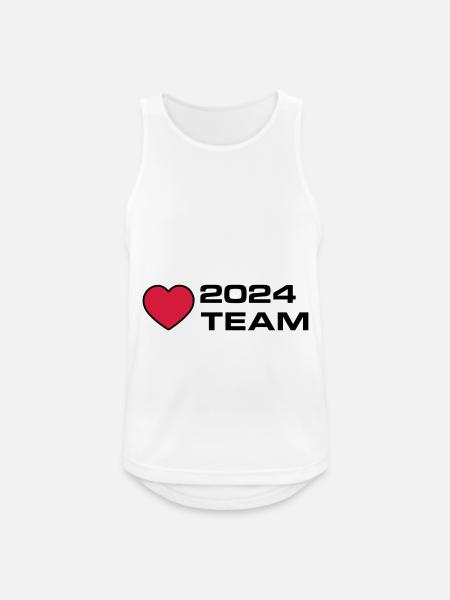 2024 Team - Men's Breathable Tank Top - white