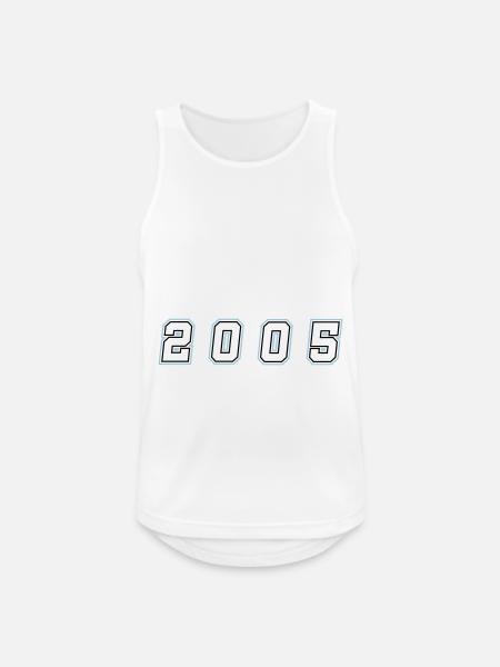 Numéro de l’année 2005 - Débardeur respirant Homme - blanc