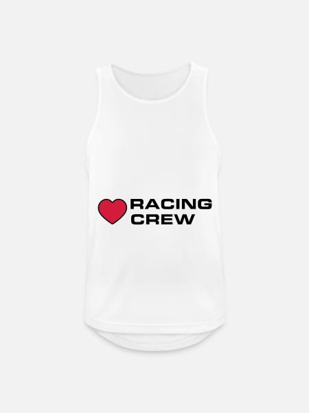 Équipage de course - Débardeur respirant Homme - blanc
