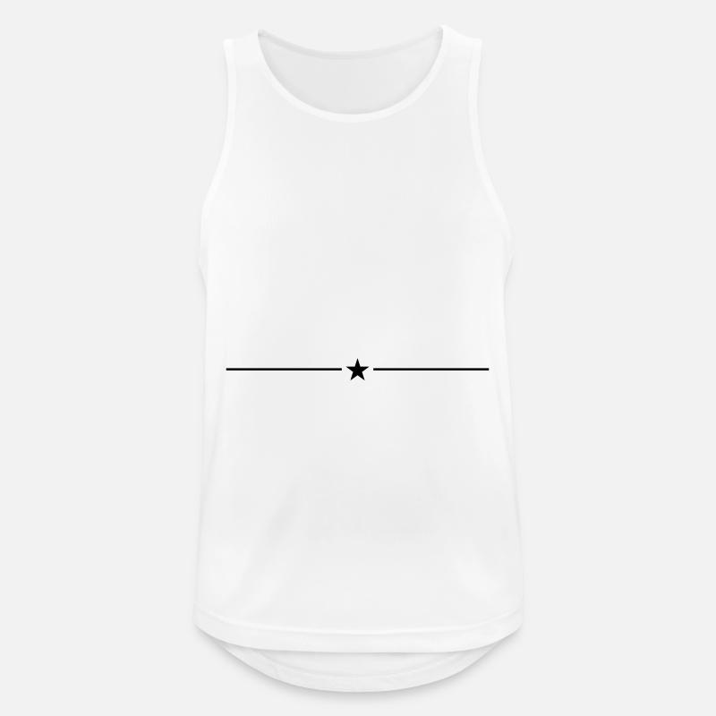 Star Line Element - Men's Breathable Tank Top - white