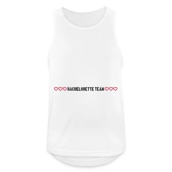 Bachelorette Team Hearts - Men's Breathable Tank Top - white - Front - Nick (188cm)