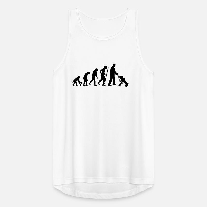 Die Entwicklung der (Groß-) Vaterschaft Männer Tank Top atmungsaktiv