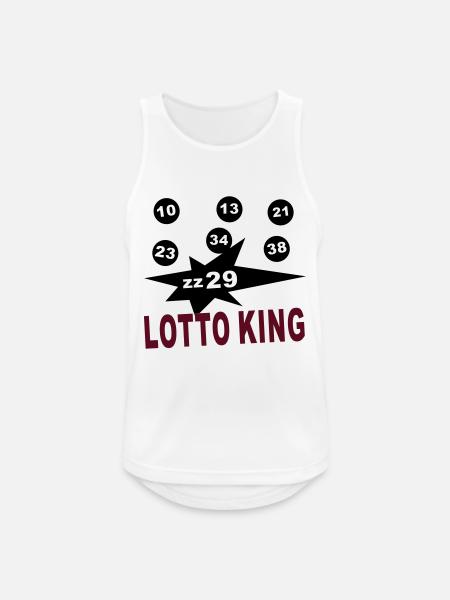 lotto_king - Débardeur respirant Homme - blanc