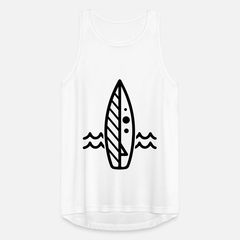 Surfboard icon icon Men's Breathable Tank Top