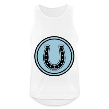 Horseshoe Symbol - Men's Breathable Tank Top - white - Front - Nick (188cm)