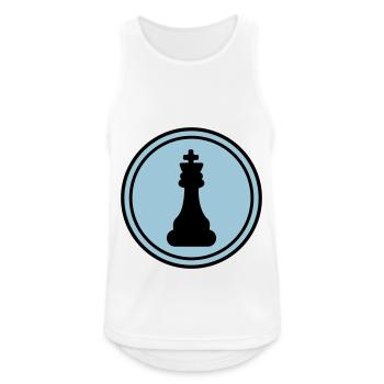 Chess piece King - Men's Breathable Tank Top - white - Front - Nick (188cm)