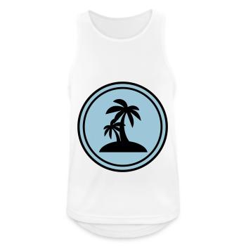 Cloverleaf luck - Men's Breathable Tank Top - white - Front - Nick (188cm)