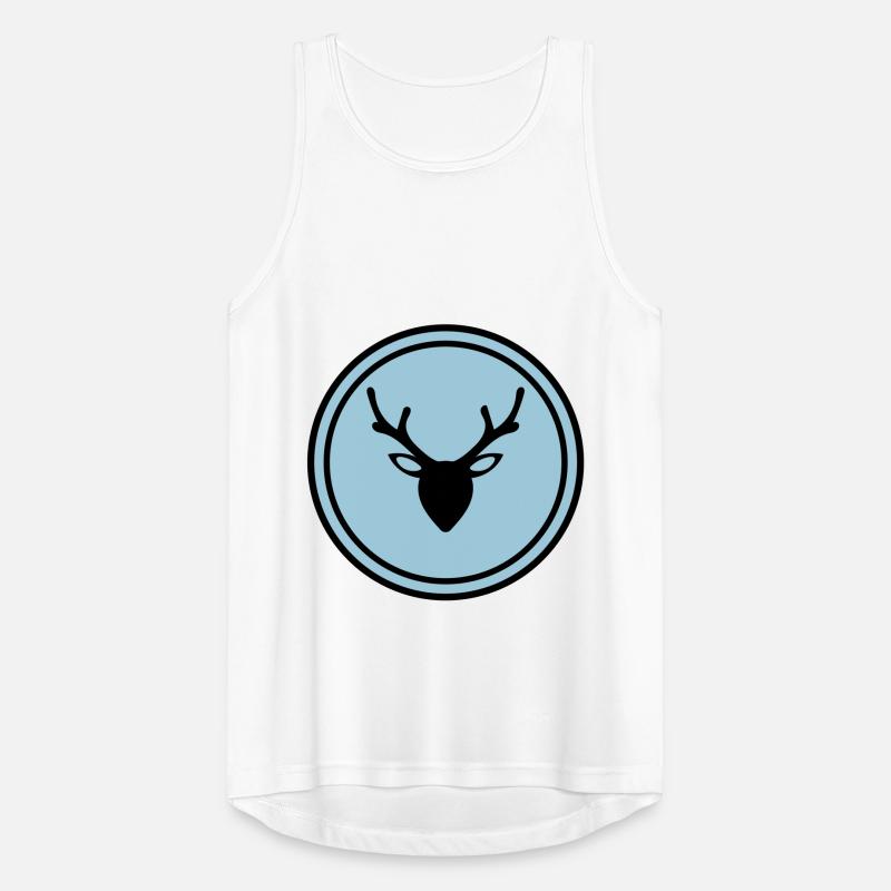 Reh Hirsch icon Männer Tank Top atmungsaktiv