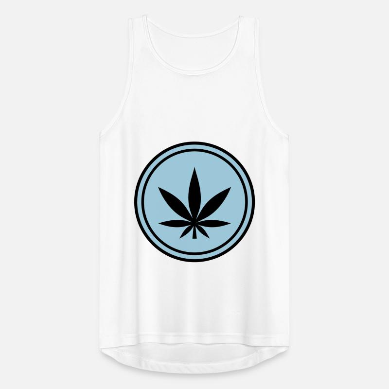 Hemp Leaf Icon Men's Breathable Tank Top