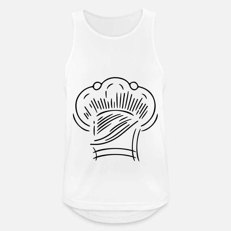 Chef's Hat Chef - Men's Breathable Tank Top - white