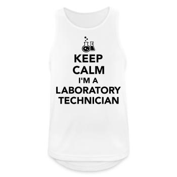 Laboratory technician - Men's Breathable Tank Top - white - Front - Nick (188cm)
