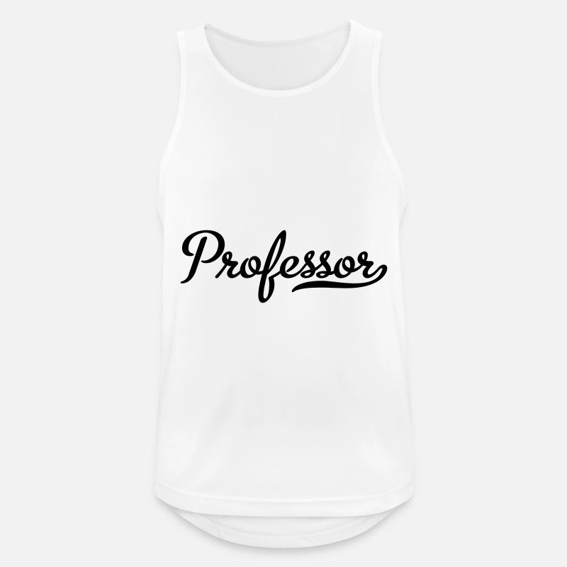 professor metroscript - Men's Breathable Tank Top - white