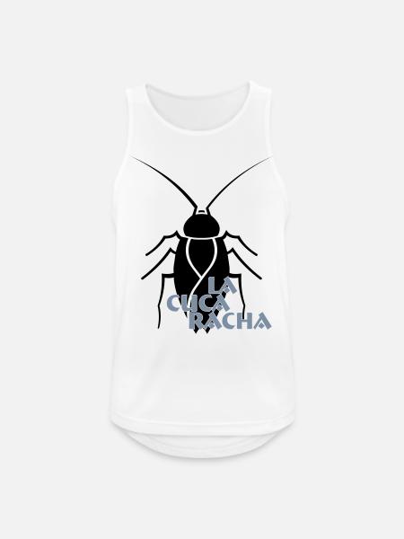 La Cucaracha, die Küchenschabe, spanisch, Español - Männer Tank Top atmungsaktiv - Weiß