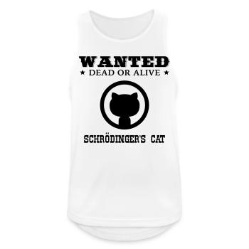 WANTED - Schrödinger's Cat - Débardeur respirant Homme - blanc - Devant - Nick (188cm)