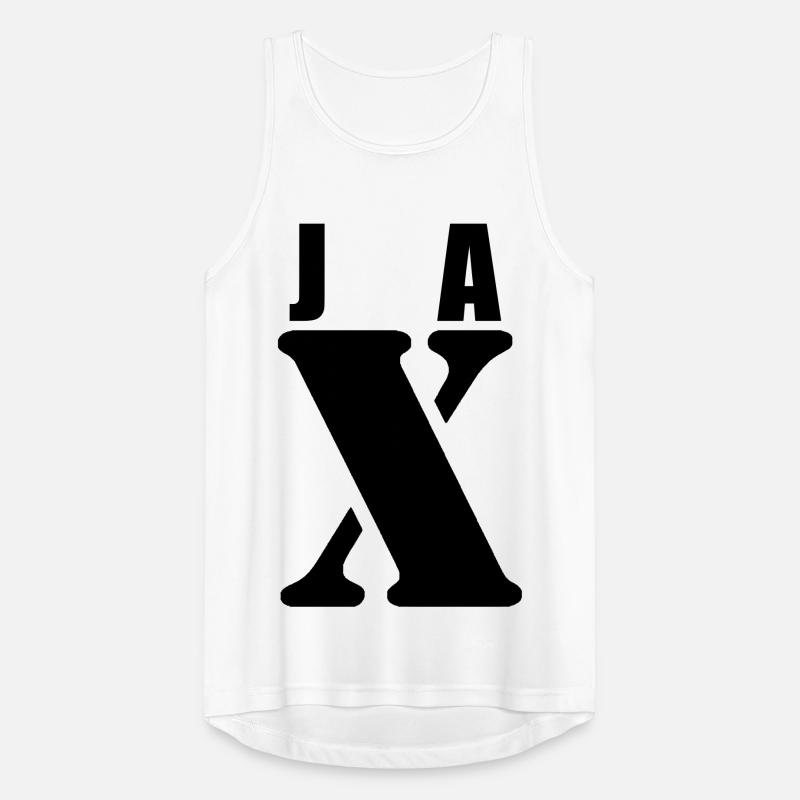 Jax – First Name Design | Minimal Typography Männer Tank Top atmungsaktiv