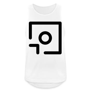 Foto Kamera Save Abstrakt Diskette Icon Geschenk - Männer Tank Top atmungsaktiv - Weiß - Vorne - Nick (188cm)