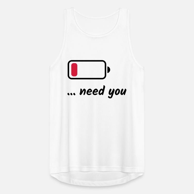 Low Battery Need You Men's Breathable Tank Top