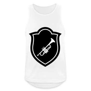 Trumpet / Trumpeter - Men's Breathable Tank Top - white - Front - Nick (188cm)