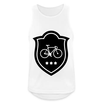 Cycling - Cycling - Men's Breathable Tank Top - white - Front - Nick (188cm)