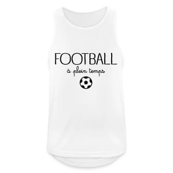 Football à plein temps - Débardeur respirant Homme - blanc - Devant - Nick (188cm)