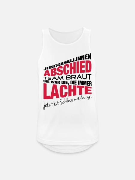 Die, die immer lachte - Männer Tank Top atmungsaktiv - Weiß
