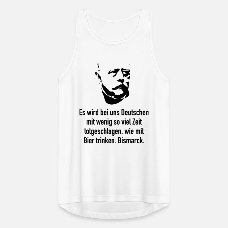Bismarck: Es wird bei uns Deutschen mit wenig so Männer Tank Top atmungsaktiv
