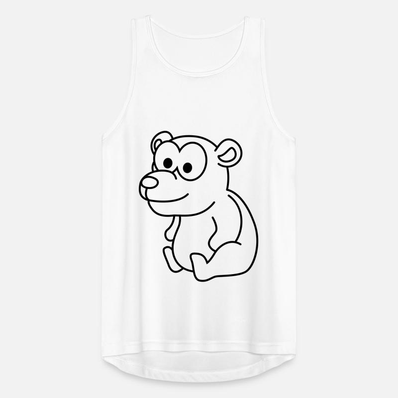 Bär Comic Männer Tank Top atmungsaktiv