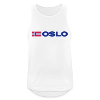 Oslo - Men's Breathable Tank Top - white - Front - Nick (188cm)