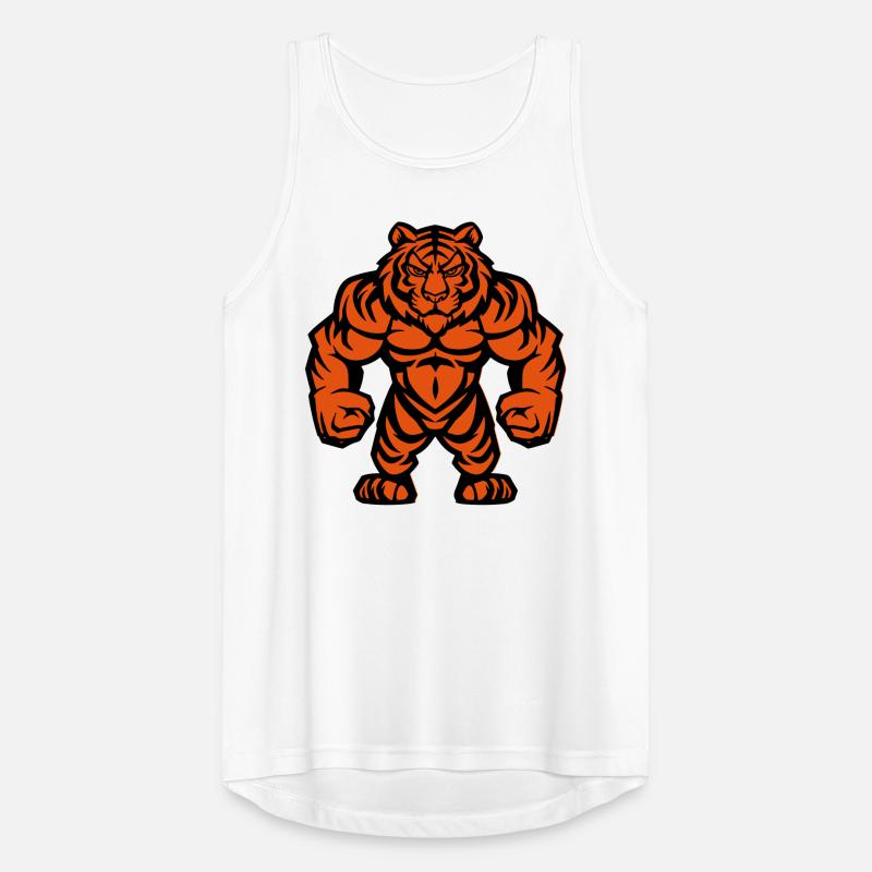 tiger stark comic Männer Tank Top atmungsaktiv