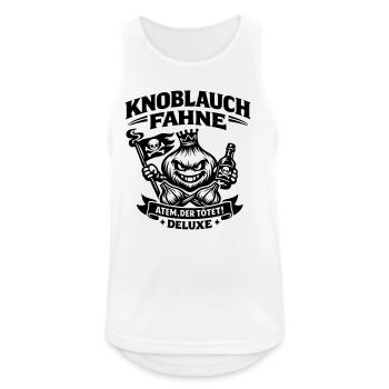 Garlic Garlic Flag Deluxe - Men's Breathable Tank Top - white - Front - Nick (188cm)