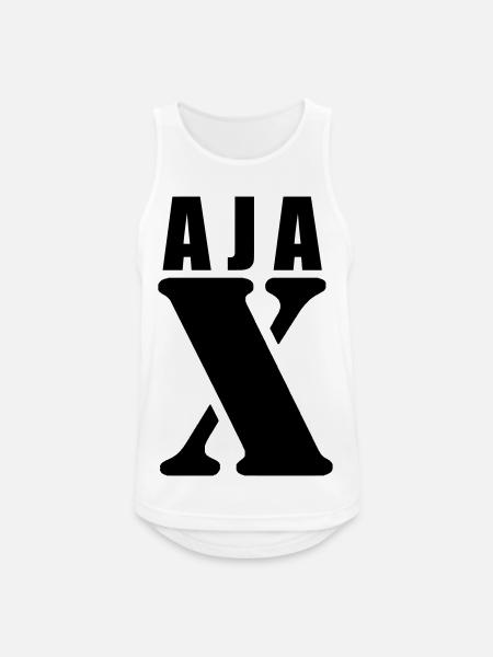 Ajax – First Name Design | Minimal Typography - Men's Breathable Tank Top - white
