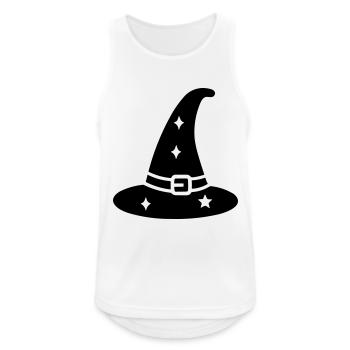Magischer Hut - Männer Tank Top atmungsaktiv - Weiß - Vorne - Nick (188cm)