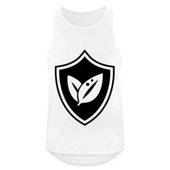 Leaf Ecology Coat of Arms - Men's Breathable Tank Top - white - Front - Nick (188cm)