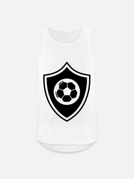 Football crest - Men's Breathable Tank Top - white