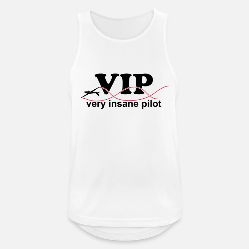 VIP glider pilot - Men's Breathable Tank Top - white