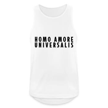 Homo Amore Universalis - Men's Breathable Tank Top - white - Front - Nick (188cm)