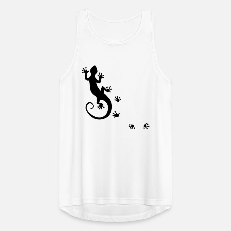 running gecko Männer Tank Top atmungsaktiv